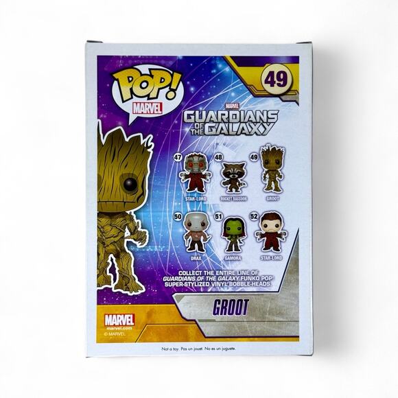 Funko Pop Unopened Groot 49 Marvel Guardians of the Galaxy Glow in the Dark - Picture 3 of 6